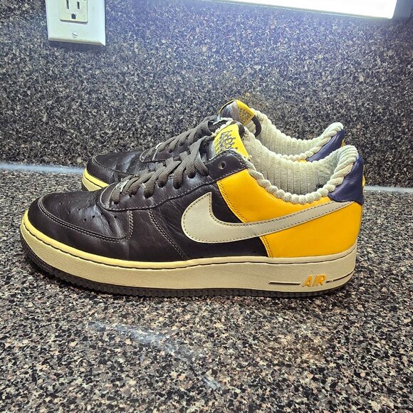Vintage Nike Air Force 1 Premium Harlem Renaissance RENS Size 9.5 313641-222 WB - Picture 1 of 15